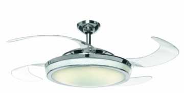 Ein Deckenventilator weiß ist die ideale Wahl für helle Räume