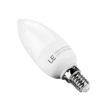 LE® 5,5W E14 C37 LED Lampe 2